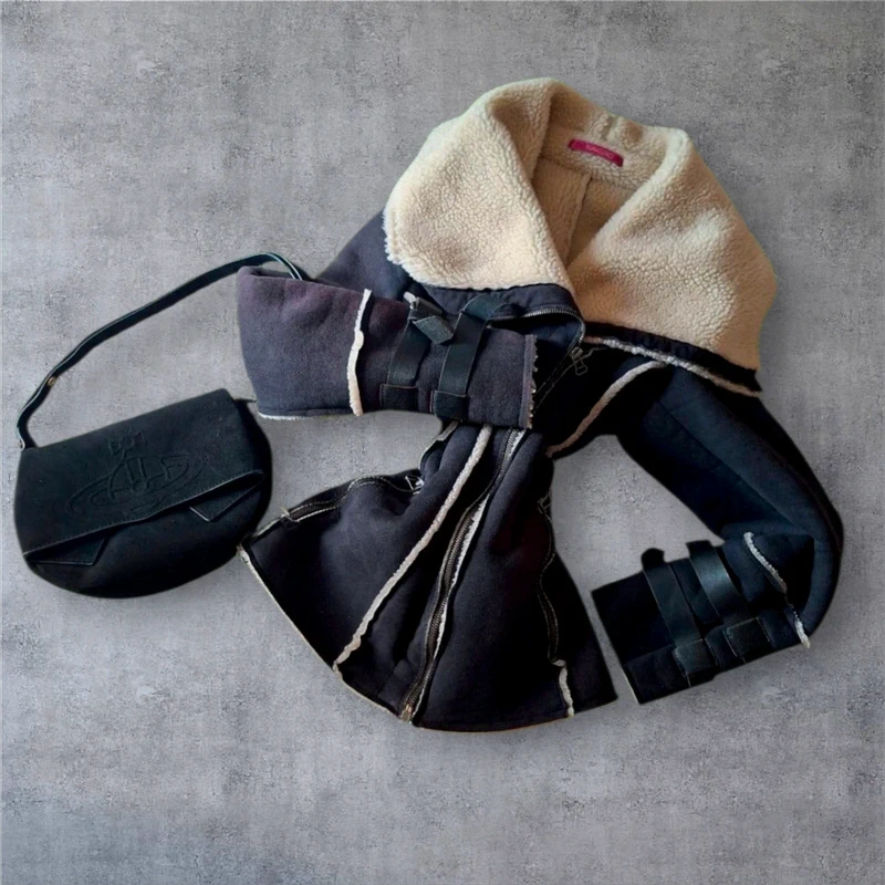 Vintage Dressing Shearling-Lined Jacket