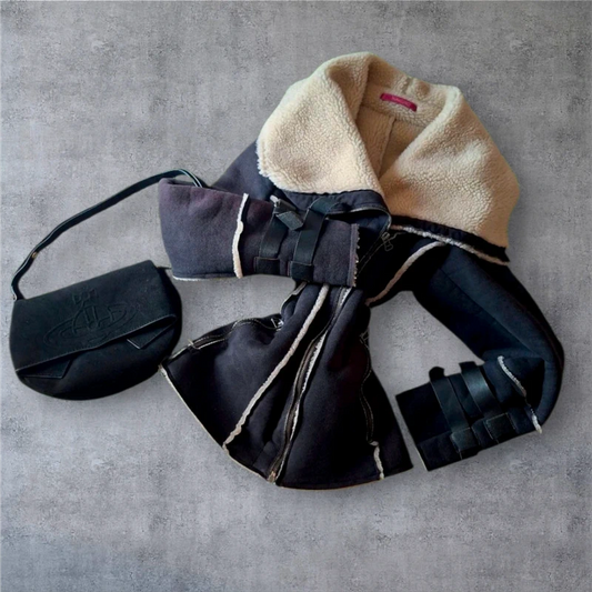 Vintage Dressing Shearling-Lined Jacket