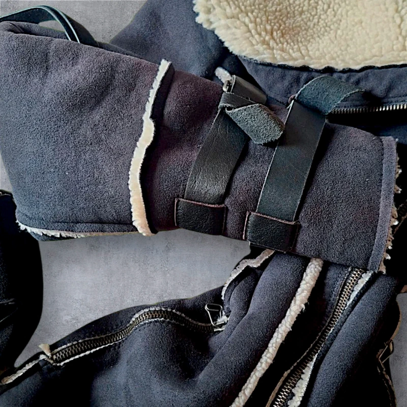 Vintage Dressing Shearling-Lined Jacket