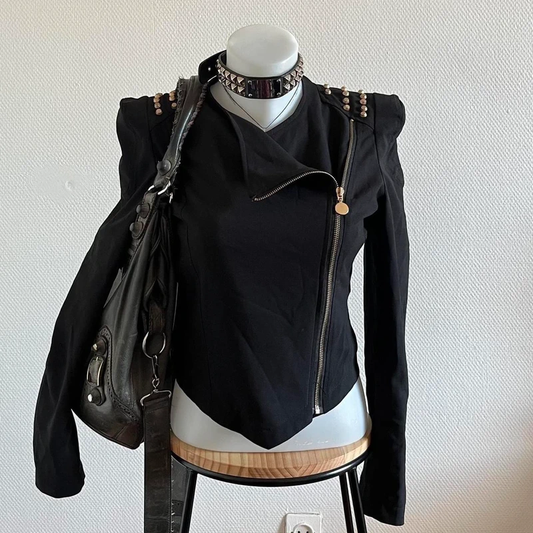 Vintage Dressing Biker Style Jacket