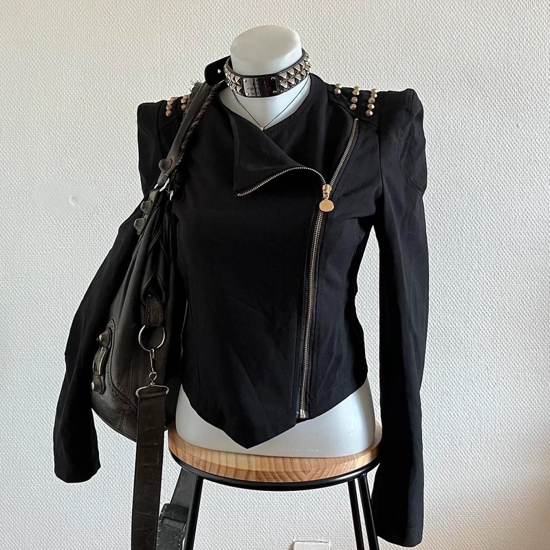 Vintage Dressing Biker Style Jacket