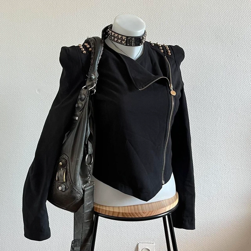 Vintage Dressing Biker Style Jacket
