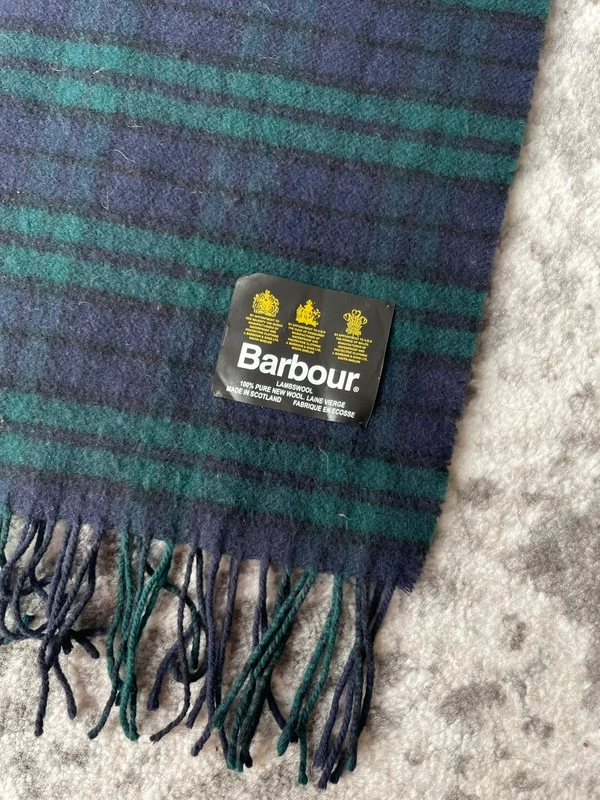 Barboir Plaid Scarf