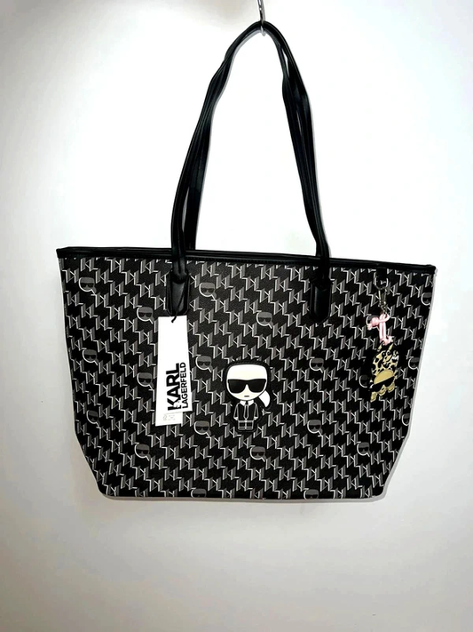 Karl Lagerfeld Monogram Tote Bag