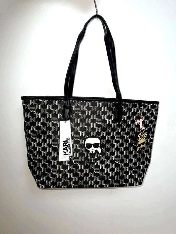 Karl Lagerfeld Monogram Tote Bag